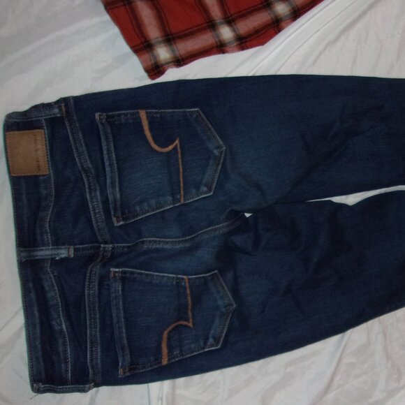 American Eagle Outfitters Dark Blue Jeans - Picture 4 of 6